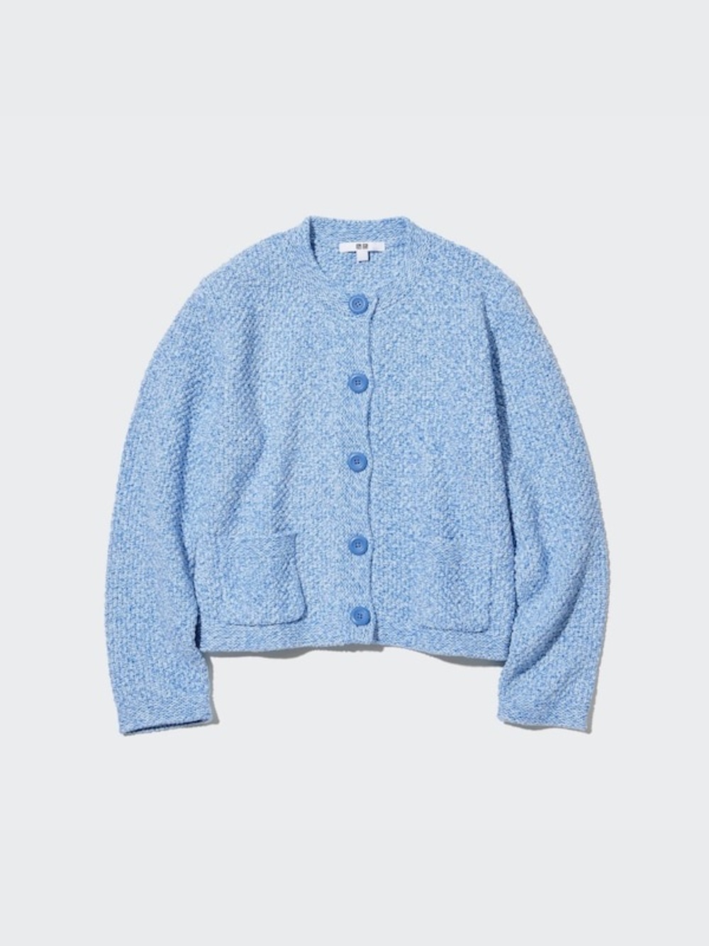 Uniqlo Light Blue Knitted Short Jacket